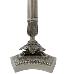 FINE ITALIAN 925 STERLING SILVER HANDMADE ELEGANT FLORAL 6 LIGHT CANDELABRA