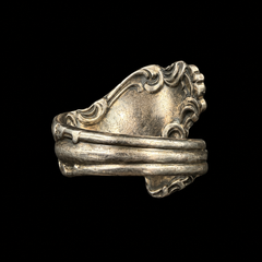Reed & Barton Spanish Baroque Sterling Silver Adjustable Spoon Ring