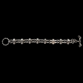 Vintage Sterling Silver Skull Bracelet