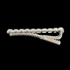 Tiffany & Co. Paloma Picasso Sterling Silver Groove Tie Bar Clip