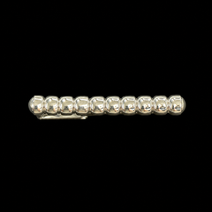 Mr Silverware Tiffany & Co. Paloma Picasso Sterling Silver Groove Tie Bar Clip