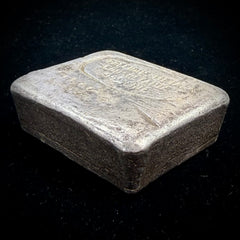 Rare Vintage 11 oz PMC Precious Metal Consultants .999 Fine Silver Poured Bar #01331