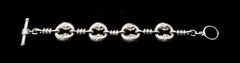 Barry Kieselstein-Cord Rare Sterling Silver Man in the Moon Bracelet 7.5"