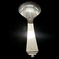 Georg Jensen Denmark Pyramid Sterling Silver Baby Spoon 4"