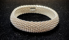 Tiffany & Co. Sterling Silver Somerset Mesh Bracelet 7.25"