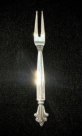 Acanthus By Georg Jensen Denmark Sterling Silver Date Fork 4 ¾"