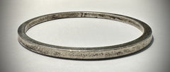 Georg Jensen Vintage Sterling Silver Plain Bangle Bracelet 7.5"