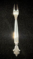 Acanthus By Georg Jensen Denmark Sterling Silver Date Fork 4 ¾"