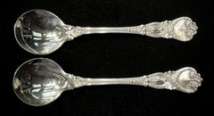St.James By Tiffany & Co. Two Sterling Silver Old Style Ice Cream Spoons 5.5"