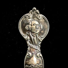 1909 Alaska Yukon Pacific Expo Washington Sterling Silver Souvenir Spoon
