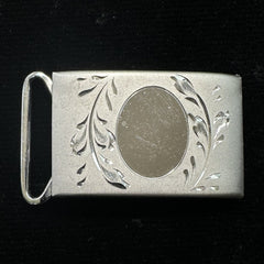 Theda Vintage Sterling Silver Belt Buckle