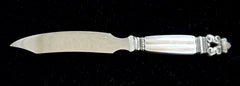Georg Jensen Denmark Acorn Sterling Silver Cheese Knife 8 ⅛"