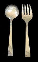 Classic Rose By Reed & Barton Sterling Silver Baby Spoon & Fork - Monogram