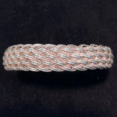 Nine West Sterling Silver Woven Bracelet