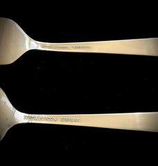 Classic Rose By Reed & Barton Sterling Silver Baby Spoon & Fork - Monogram