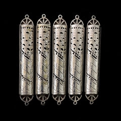 Vintage Sterling Silver Judaica Small Mezuzah Holder