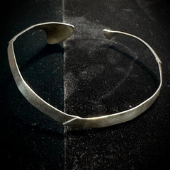 Hans Hansen Bent Gabrielsen Denmark Vintage Sterling Silver Modernist Choker #214