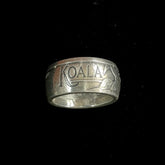 2022 Australian Koala .999 Pure Silver Coin Ring Size 10