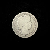 1904 O Barber Half Dollar 90% Silver Coin