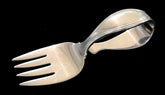 Tiffany & Co. Vintage Sterling Silver Baby Fork With Curved Handle