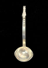 Vintage F.Ramirez Hecho En Mexico Blossom Pattern Sterling Silver Gravy Ladle 6"