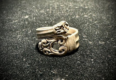 Royal Danish By International Silver Vintage Sterling Silver Spoon Ring Size 5