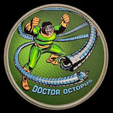 Marvel 2008 Doctor Octopus Rare Colorized 999 Fine Silver Round