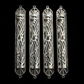 Vintage 925 Sterling Silver Small Mezuzah Holder