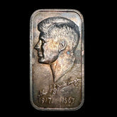 1973 Silver Creations. LTD. John F.Kennedy Limited Edition 1 oz Silver Art Bar