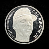 1995 Cal Ripken Jr. Baltimore Orioles All-Star Enviromint 1 oz. Silver Round