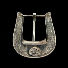 Douglas Magnus Heartline Sterling Silver Solid Belt Buckle