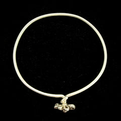 Tiffany & Co. Paloma Picasso Daisy Flower Sterling Silver Bangle Bracelet