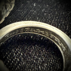 Reed & Barton Spanish Baroque Sterling Silver Adjustable Spoon Ring