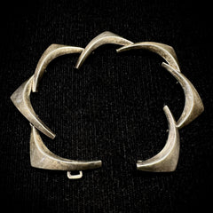 Anton Michelsen Eigil Jensen Denmark Vintage Sterling Silver Bracelet 7"