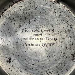 Cartier 1950 Signed By Christian Dior #716 Antique Baby Bowl Unique Memorabilia