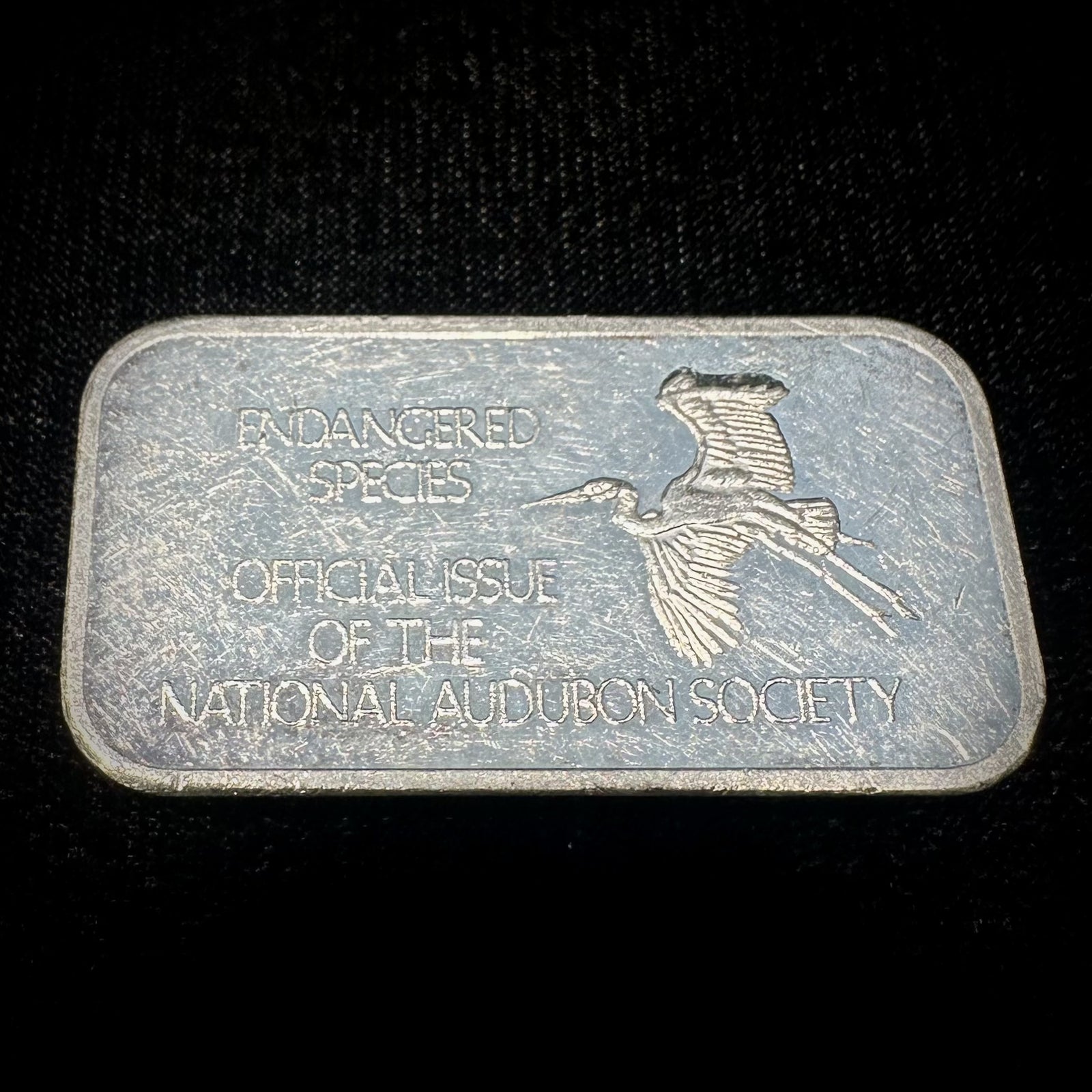 National Audubon Society Bachman's Warbler 1 oz Fine Silver Bar
