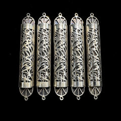 Vintage Sterling Silver Small Mezuzah Holder
