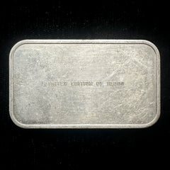 1976 Bicentennial Minuteman Gorham Sterling 1 oz Fine Silver Art Bar