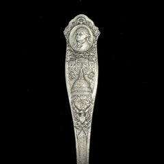 Vintage George Washington Sterling Silver Souvenir Spoon