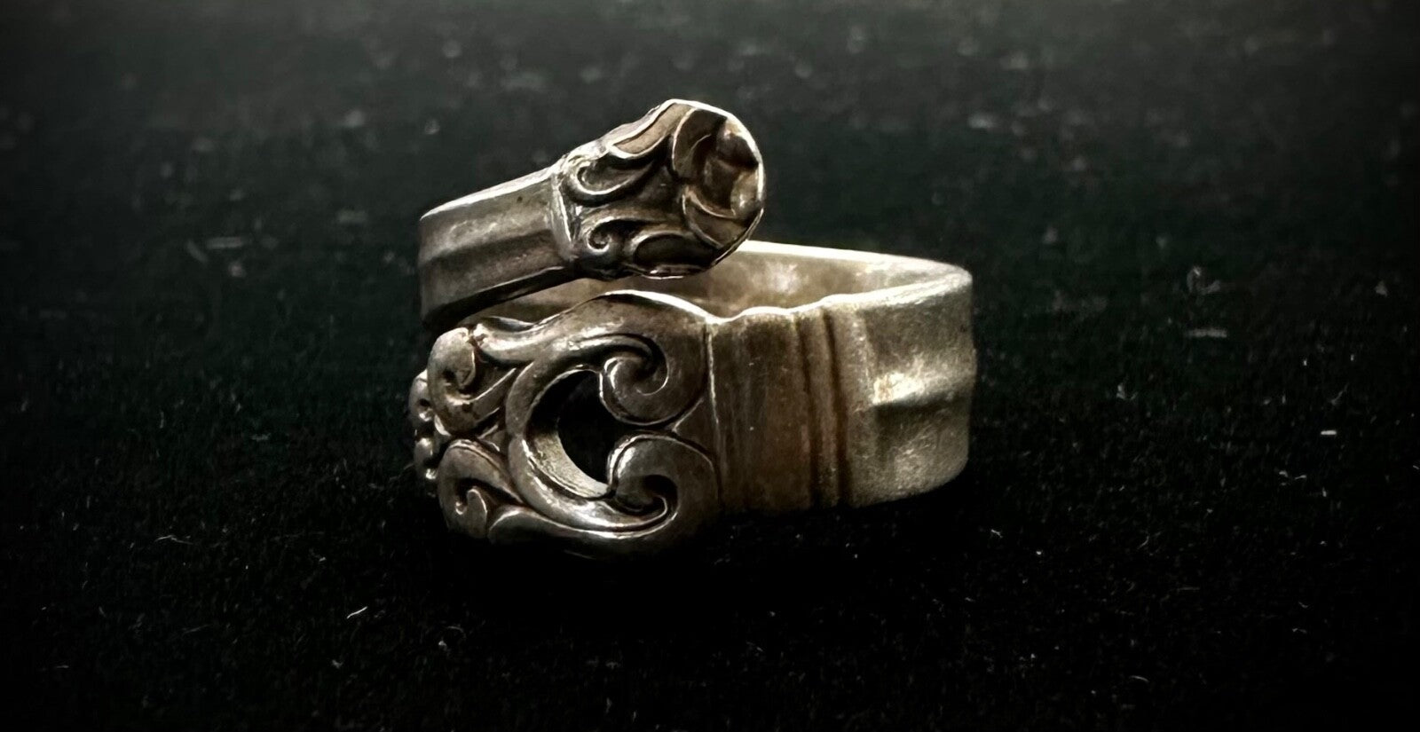 Royal Danish By International Silver Vintage Sterling Silver Spoon Ring Size 5
