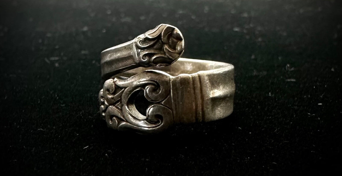 Royal Danish By International Silver Vintage Sterling Silver Spoon Ring Size 5
