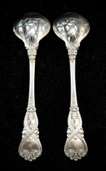 St.James By Tiffany & Co. Two Sterling Silver Old Style Ice Cream Spoons 5.5"