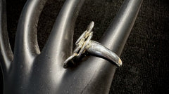 RLM Studios Robert Lee Morris Vintage Sterling Silver Modernist Abstract Ring 6