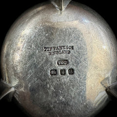 Tiffany & Co. London England Four Vintage Sterling Silver Open Salt Cellars