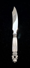 Georg Jensen Denmark Acorn Sterling Silver Cheese Knife 8 ⅛"