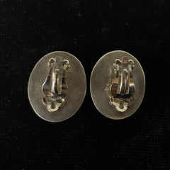 Mexico Vintage Sterling Silver TM-86 Ear-clip Earrings