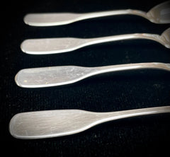 Hans Hansen Denmark Cutlery Sussane Sterling Silver Dessert Spoons
