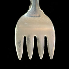 Tiffany & Co. Vintage Sterling Silver Baby Fork With Curved Handle