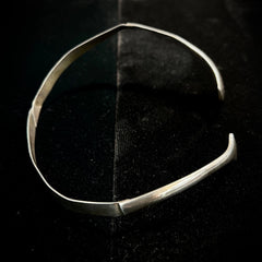 Hans Hansen Bent Gabrielsen Denmark Vintage Sterling Silver Modernist Choker #214