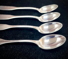 Hans Hansen Denmark Cutlery Sussane Sterling Silver Dessert Spoons